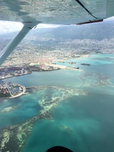 What a trip flying from Cayes to Port-au-Prince!